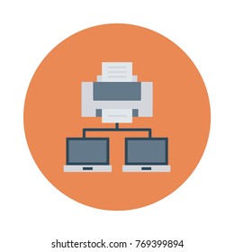 network circle flat
