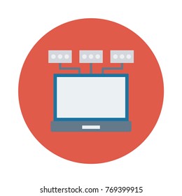 network circle flat