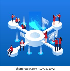 Network cloud data sharing