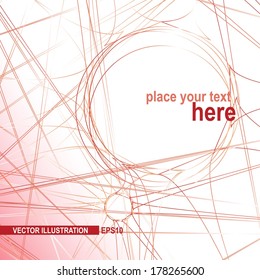 Network color technology communication background. EPS 10. Vector illustration for your business presentations. 