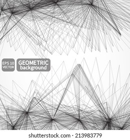 Network color technology communication background, geometric. 