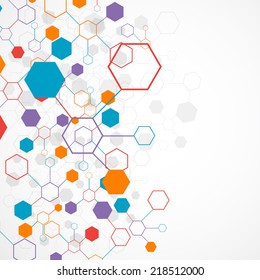 Network color technology communication background