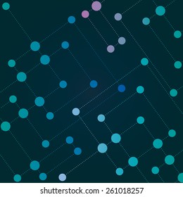 Network color technology communication background 