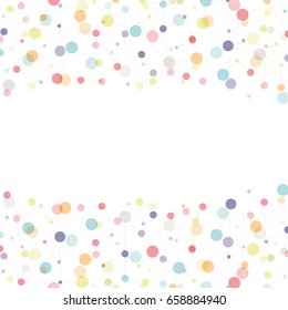 Network color technology communication background
