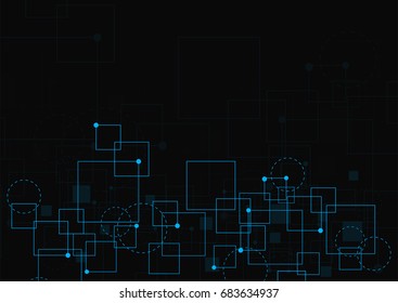Network color technology communication background. Vector illustration