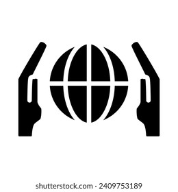 Network communication black glyph icon. International connection. Telecommunication service. Global contact. Internet. Silhouette symbol on white space. Solid pictogram. Vector isolated illustration