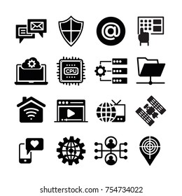 Network And Communication Icon Set