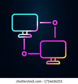Network, communication nolan icon. Simple thin line, outline vector of communication icons for ui and ux, website or mobile application