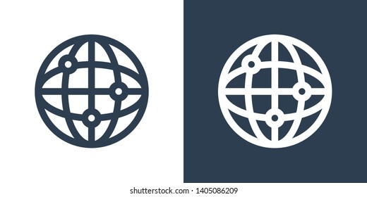 Network Communication Symbol Icon Vector