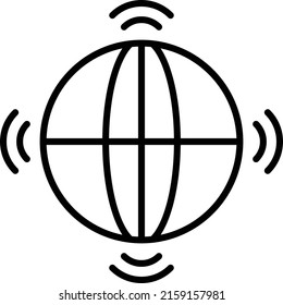 Netzwerk und Kommunikation. Wireless Antennensymbol, Vektorgrafik