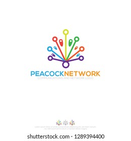 Network and Communications logo template for yours Company,
Type file CMYK type color
