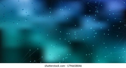 Network communications modern technology design banner 