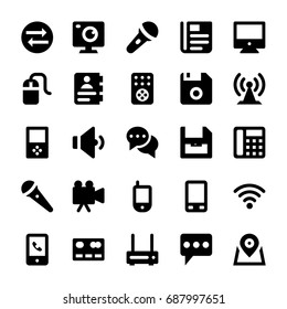 Network and Communications Vector Icons 3