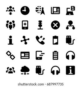 Network and Communications Vector Icons 8
