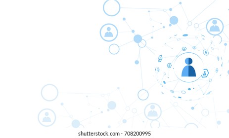 Network community abstract concept background.Design for you.