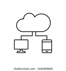 Network, computer, SEO icon. Simple line, outline vector elements of commerce icons for ui and ux, website or mobile application