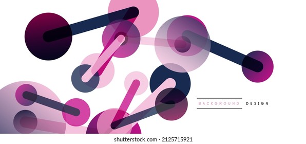 Network concept abstract background. Dots connection. Big data idea. Business template for wallpaper, banner, background or landing