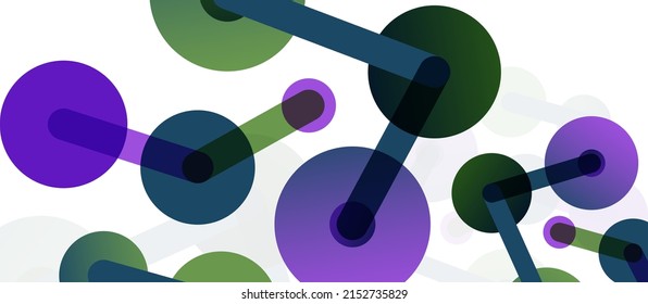 Network concept abstract background. Dots connection. Big data idea. Business template for wallpaper, banner, background or landing