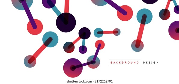 Network concept abstract background. Dots connection. Big data idea. Business template for wallpaper, banner, background or landing