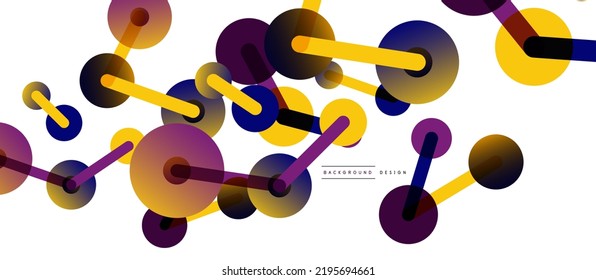 Network concept abstract background. Dots connection. Big data idea. Business template for wallpaper, banner, background or landing