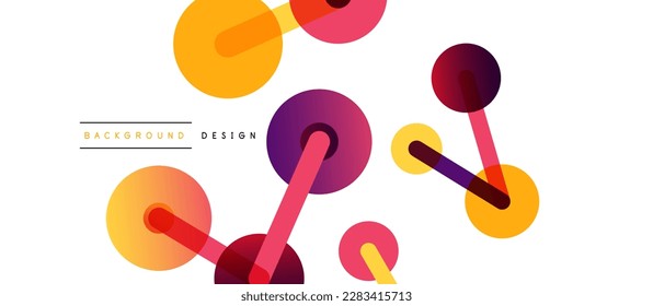 Network concept abstract background. Dots connection. Big data idea. Business template for wallpaper, banner, background or landing