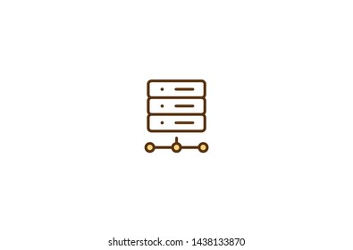 Network concept icon in trendy flat style isolated on white background.Network concept symbol. Vector illustration