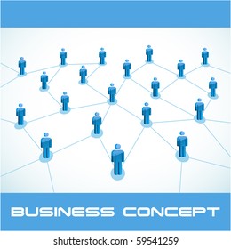 Network concept. Vector illustration.