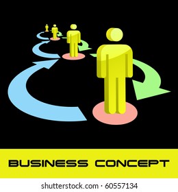 Network concept. Vector illustration.