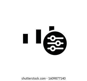 Network configuration icon vector isolated