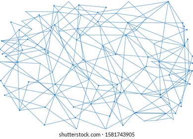 Network connect background, abstract vector. Digital network background with dots and lines for nodes, data and ai design.Abstract futuristic ai network, connecting lines and dots. Vector illustration