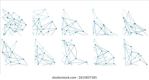 Network Connecting Dot Polygon Corner