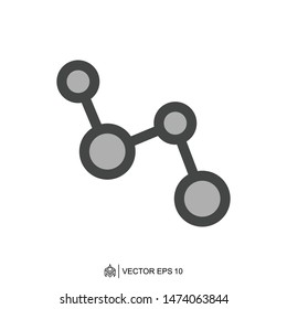 network connecting logo icon templates, social media vector networks