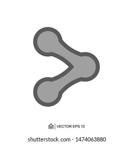 network connecting logo icon templates, social media vector networks