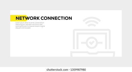 NETWORK CONNECTION BANNER CONCEPT