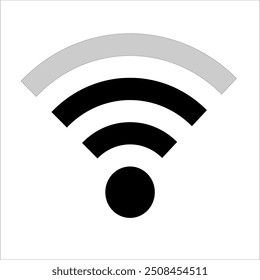network connection a half signal icon symbol