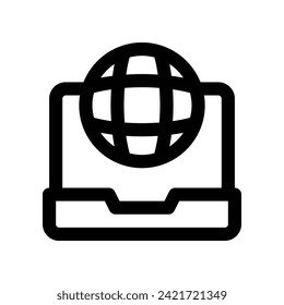network connection icon. vector line icon for your website, mobile, presentation, and logo design.