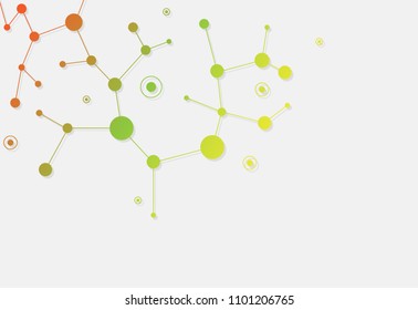 Network connection isolated on gray background. For web site, wallpaper, poster, placard, ad, cover and print materials. Creative art, modern abstract concept. Vector illustration network, eps 10