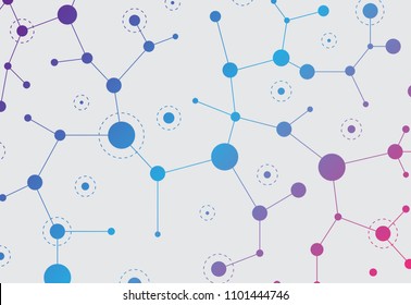 Network connection isolated on gray background. For web site, wallpaper, poster, placard, ad, cover and print materials. Creative art, modern abstract concept. Vector illustration network, eps 10