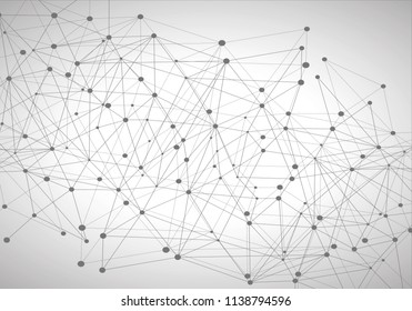 Network connection isolated gray