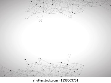 Network connection isolated on gray background. For web site, wallpaper, poster, placard, ad, cover and print materials. Creative art, modern abstract concept. Vector illustration network, eps 10