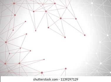 Network connection isolated on gray background. For web site, wallpaper, poster, placard, ad, cover and print materials. Creative art, modern abstract concept. Vector illustration network, eps 10