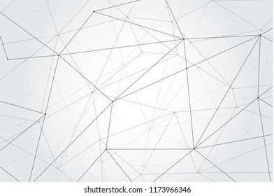 Network connection isolated on gray background. For web site, wallpaper, poster, placard, ad, cover and print materials. Creative art, modern abstract concept. Vector illustration network