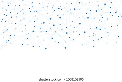 Network connection isolated on white background. For web site, wallpaper, poster, placard, ad, cover and print materials. Creative art, modern abstract concept. Vector illustration network