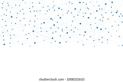 Network connection isolated on white background. For web site, wallpaper, poster, placard, ad, cover and print materials. Creative art, modern abstract concept. Vector illustration network