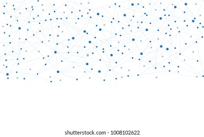 Network connection isolated on white background. For web site, wallpaper, poster, placard, ad, cover and print materials. Creative art, modern abstract concept. Vector illustration network