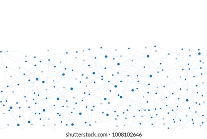 Network connection isolated on white background. For web site, wallpaper, poster, placard, ad, cover and print materials. Creative art, modern abstract concept. Vector illustration network