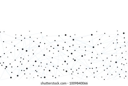 Network connection isolated on white background. For web site, wallpaper, poster, placard, cover and print materials. Creative art, modern abstract concept. Vector illustration network