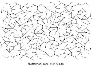 Network connection isolated on white background. For web site, wallpaper, poster, placard, ad, cover and print materials. Creative art, modern abstract concept. Vector illustration network