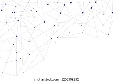 Network connection isolated on white background. Network connection for web site, wallpaper, poster, placard, ad, cover and print materials. Creative art, modern abstract concept. Vector illustration