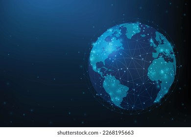 Network connection. Isolated vector illustration